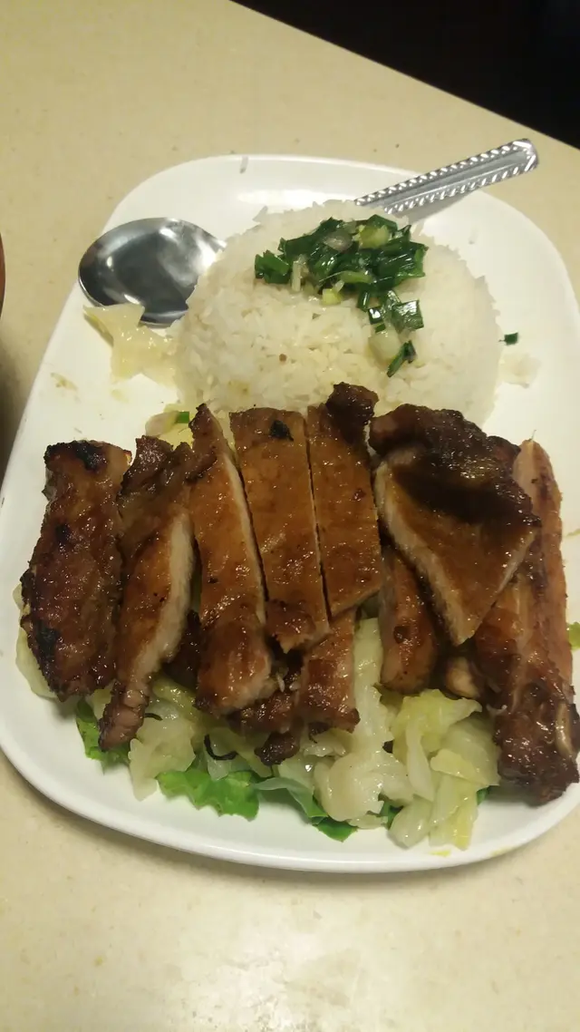 Grilled lemograss Porkchop with rice