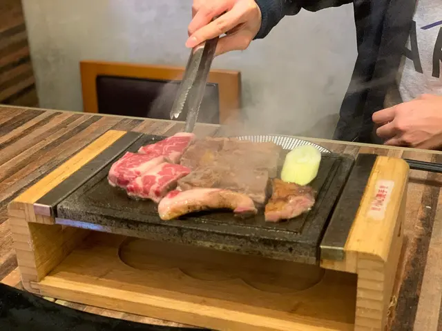 店家好貼心地教我地幫我地燒~