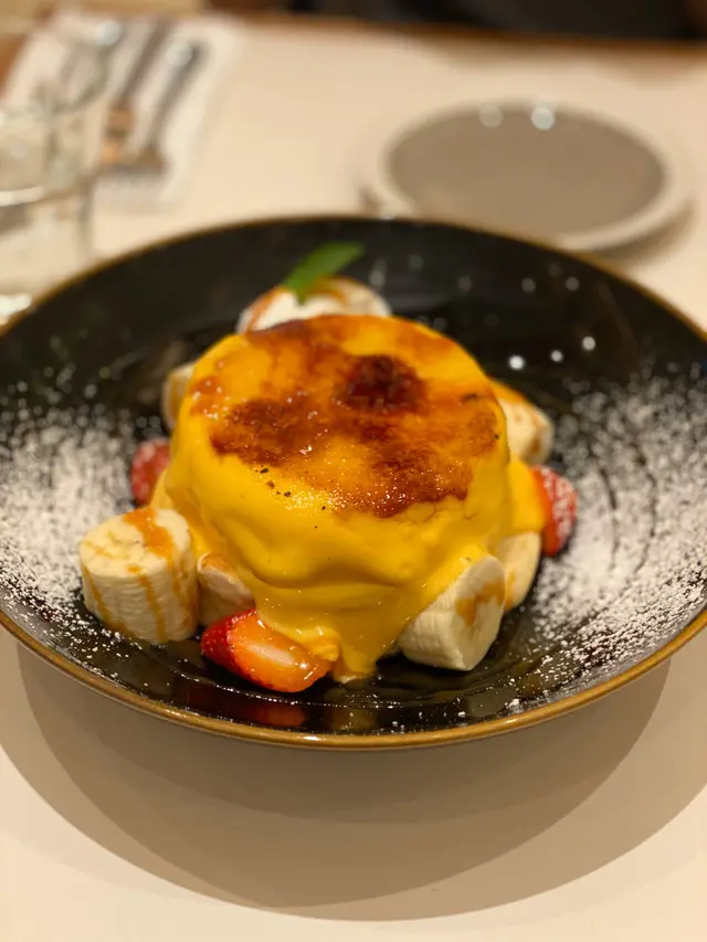 Banoffee Creme Brulee Pancake