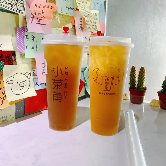 黑糖薑茶 + 四季春茶
