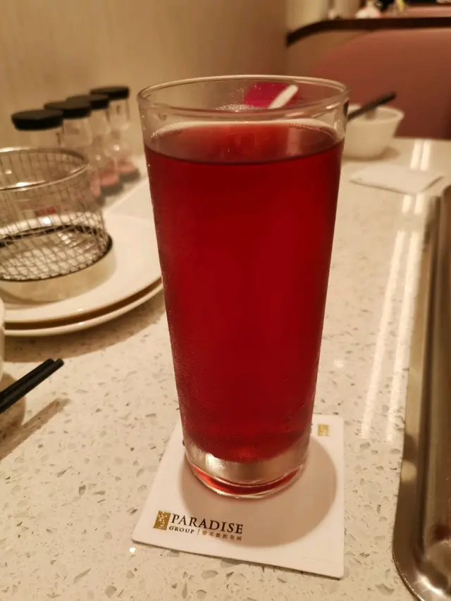 紫背天葵洛神花茶