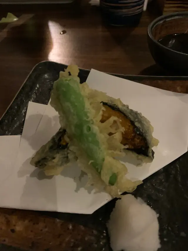 紫菜海膽天婦羅