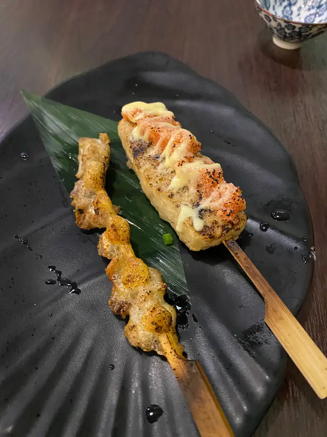 燒雞軟骨,明太子雞肉串