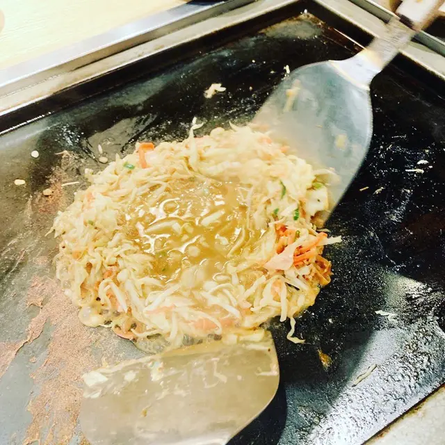 明太子年糕芝士文字燒