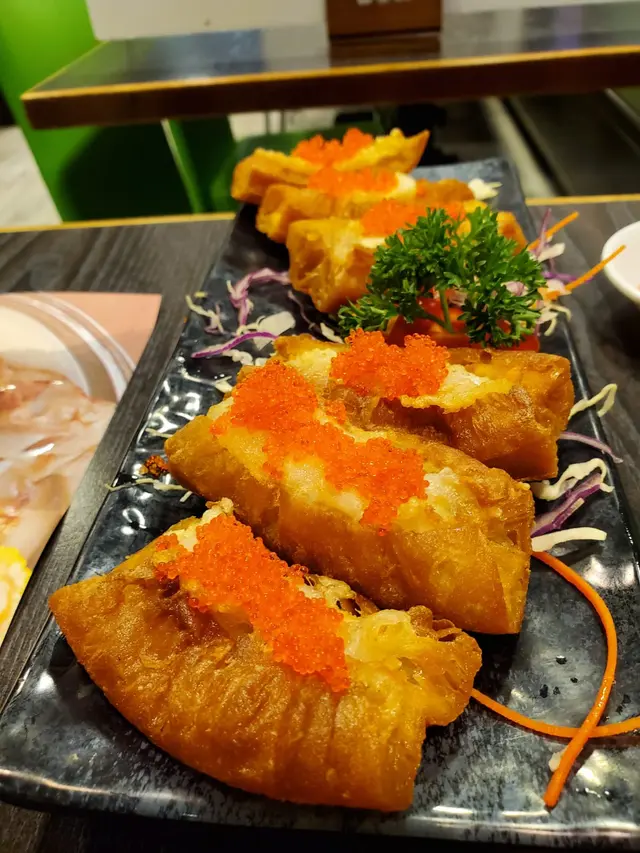 蟹籽墨魚滑油炸鬼