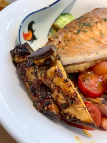 Black Pepper Roasted Eggplant