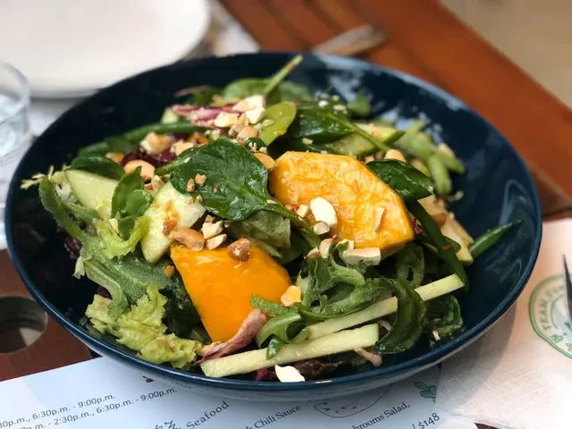 田園沙律，燒南瓜，法邊豆，烤腰果，青蘋果