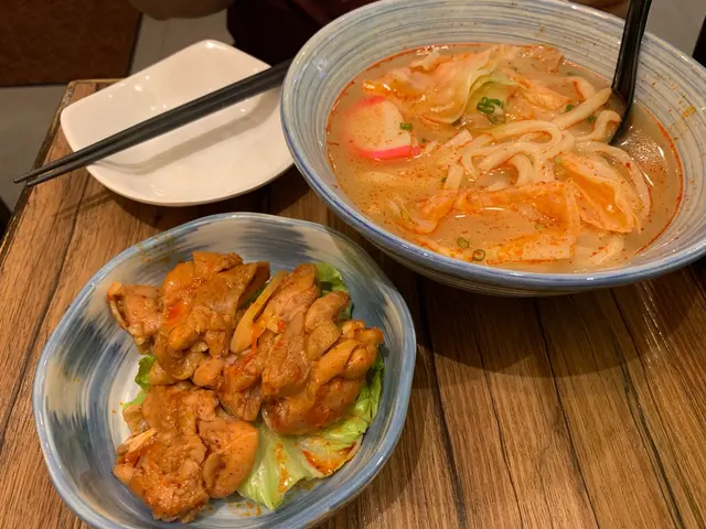 麻辣雞讚岐手打烏冬(麻辣湯)