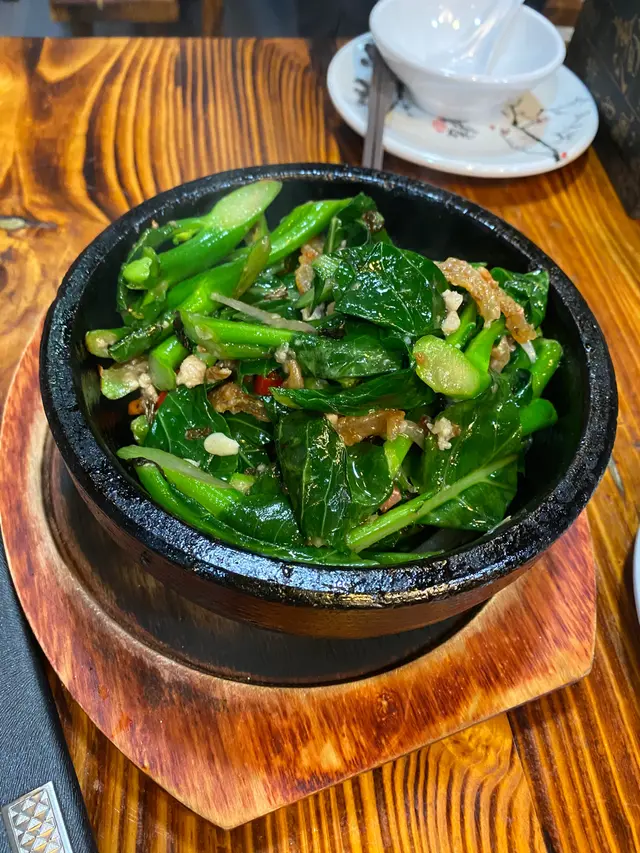 雪裹紅蝦干芥蘭煲