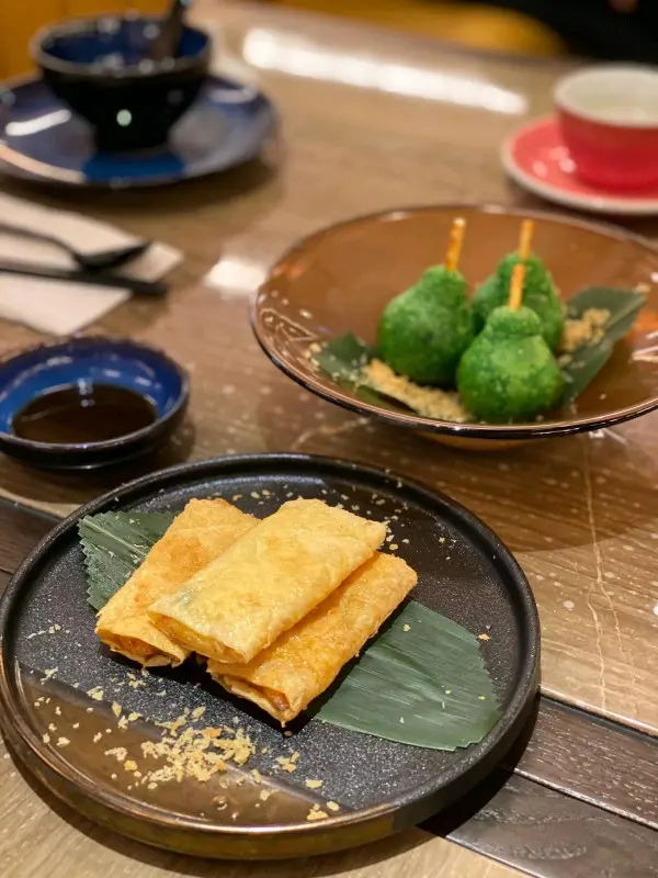 韭黃鮮蝦腐皮卷 $58