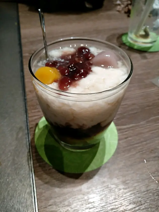 紅豆豆腐花,跟餐,正常