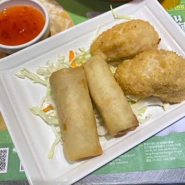 泰式炸蝦餅拼春卷