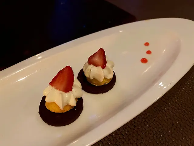 餐廳附送的甜點