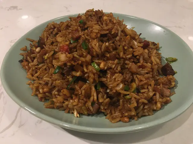 海參沙葛叉燒粒炒飯