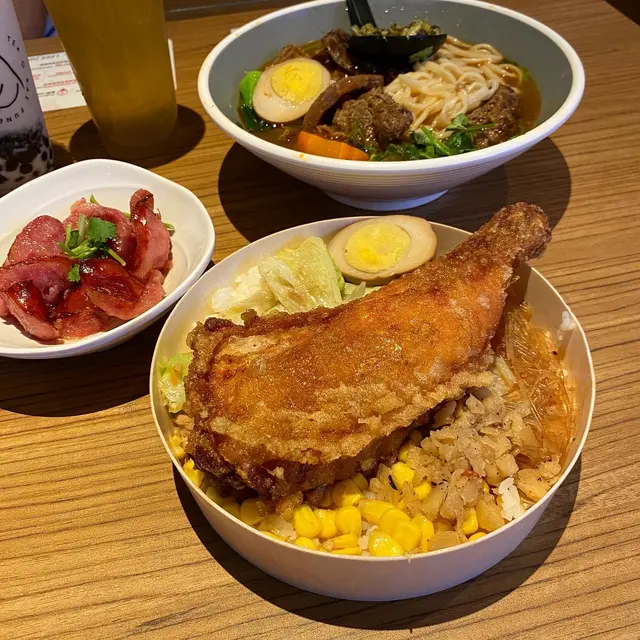 香酥炸雞腿便當