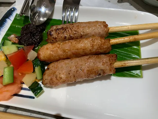 香烤豬肉串(3串)