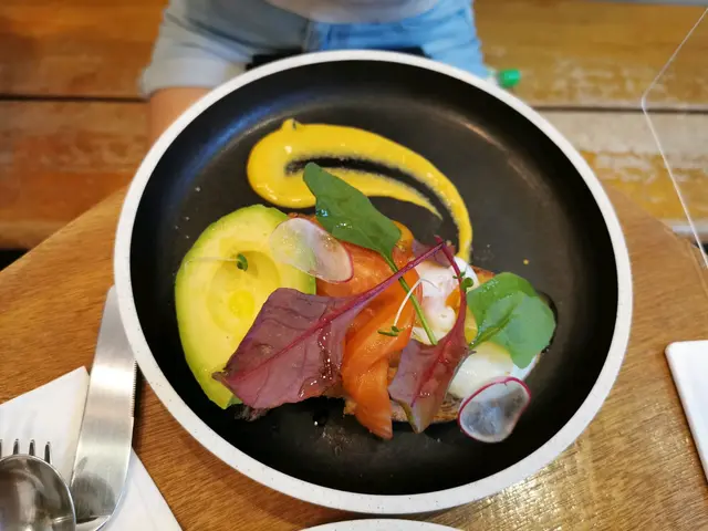 Scrambled Egg, Avocado and Smoked Salmon Toast