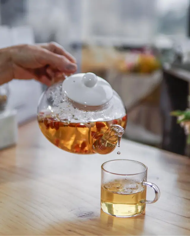 茉莉花杞子胎菊茶