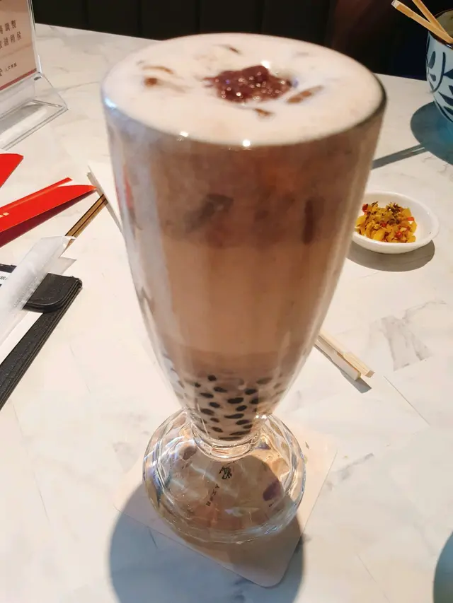 珍珠紅豆鮮奶茶