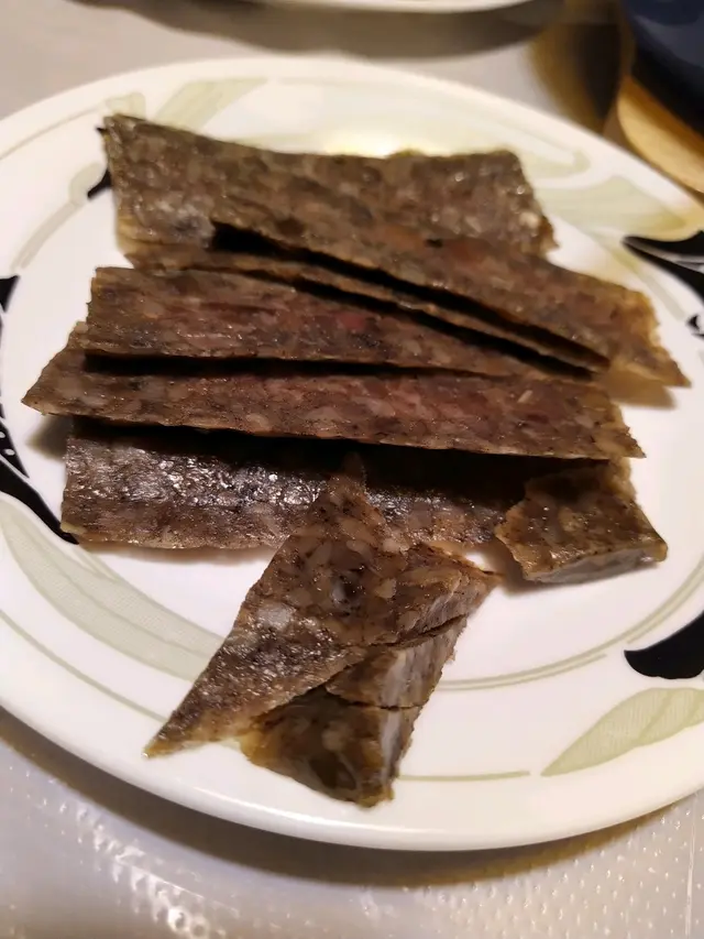 切薄片後上碟