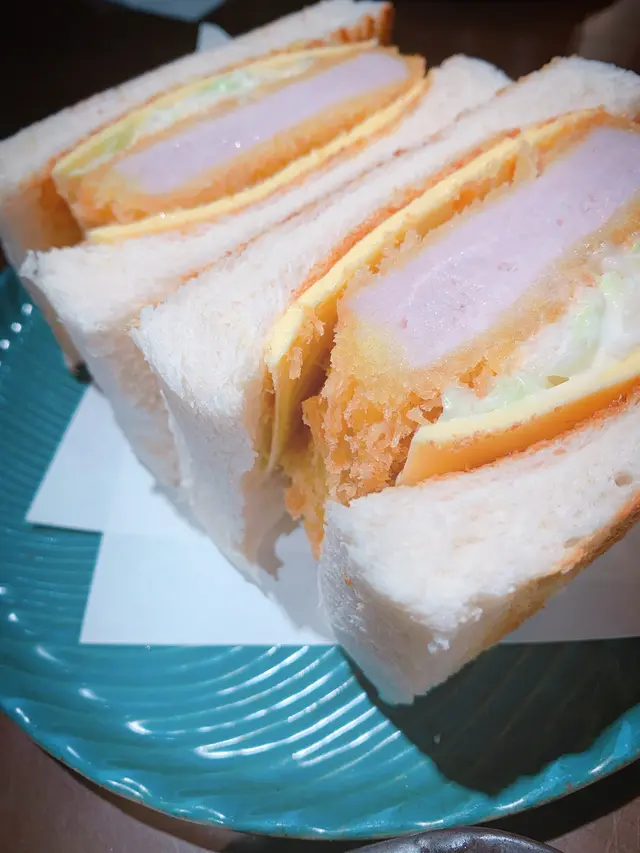 日式吉列豬扒三文治