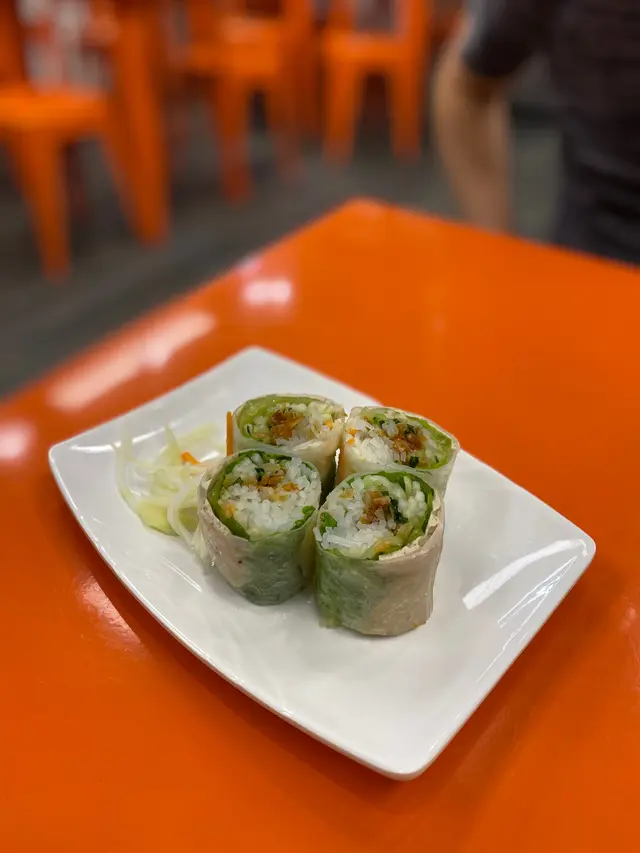 手作扎肉米紙卷