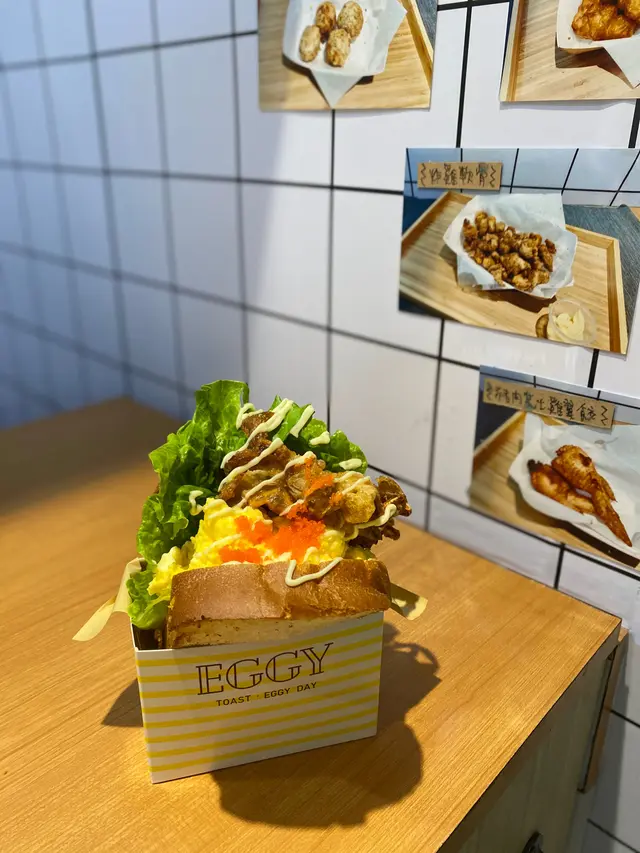 炸軟殼蟹蛋三文治