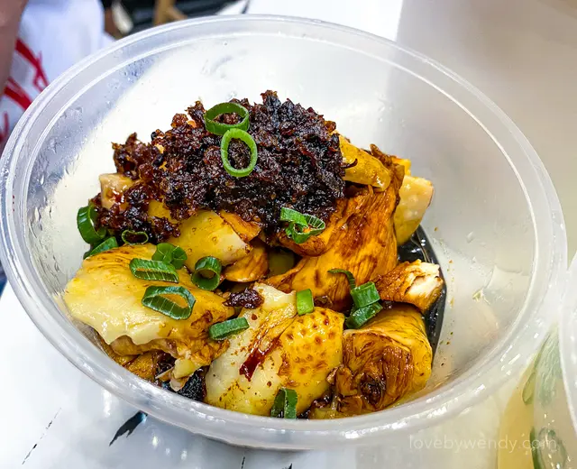 古早蔥油雞乾拌麵 | Dried Shallot Oil Chicken with Dried Shallot Oil Noodles 78HKD