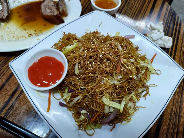 麵夠乾身，有些焦香