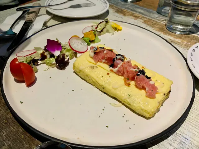 煙燻黑魚子吞拿魚玉子燒