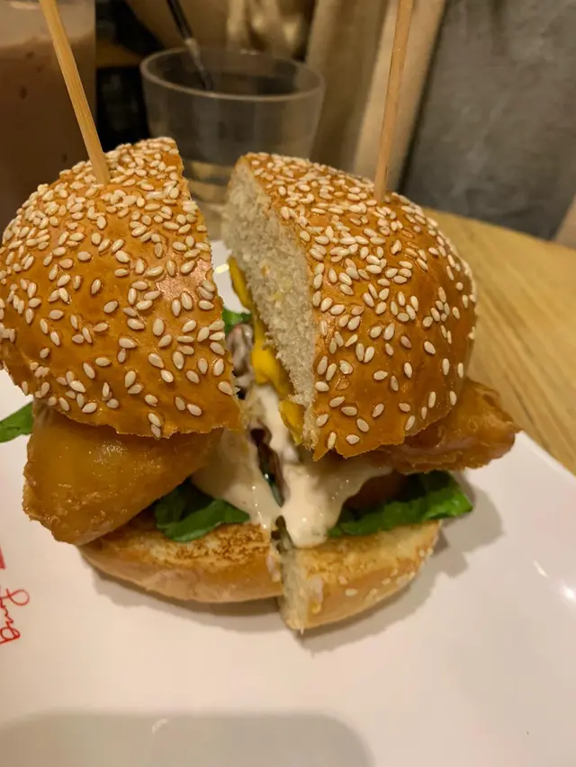 香脆鱈魚柳漢堡