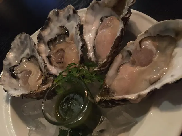 南非生蠔及紅白酒