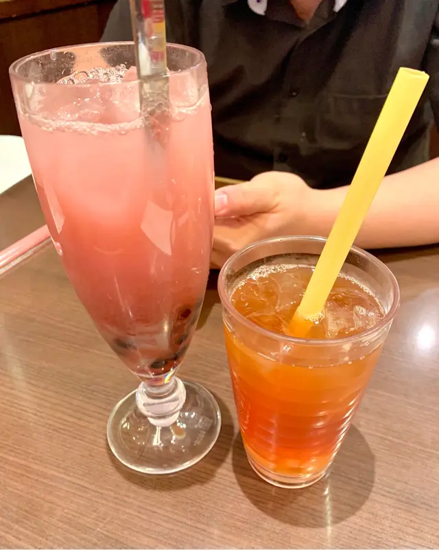 巨峰玉露  &  椰果荔枝茶