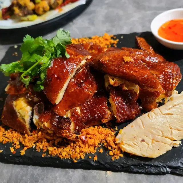 脆皮風沙雞半只