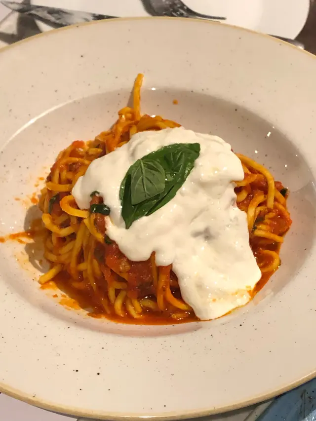 蕃茄,  水牛芝士條威尼斯意粉
