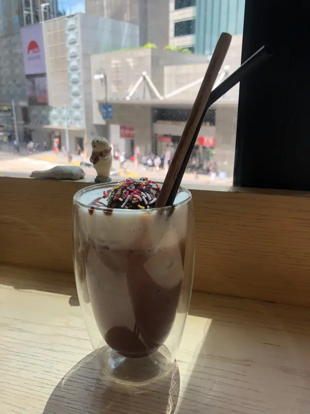 朱古力底、朱古力雪糕、朱古力醬同可可粉