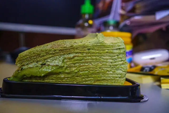 抹茶流心千層蛋糕