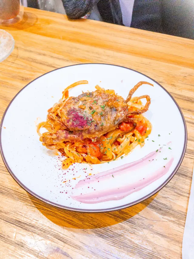 軟殼蟹拿破崙扁意粉