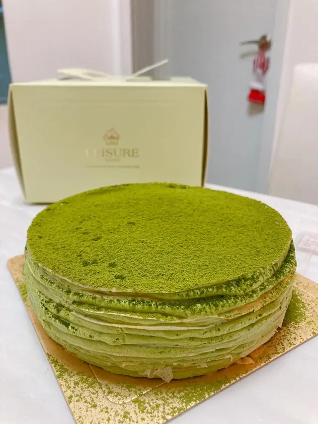 抹茶流心千層蛋糕