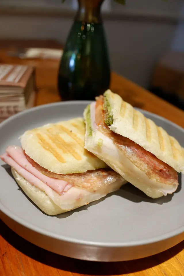 Salami & Ham Pesto Panini