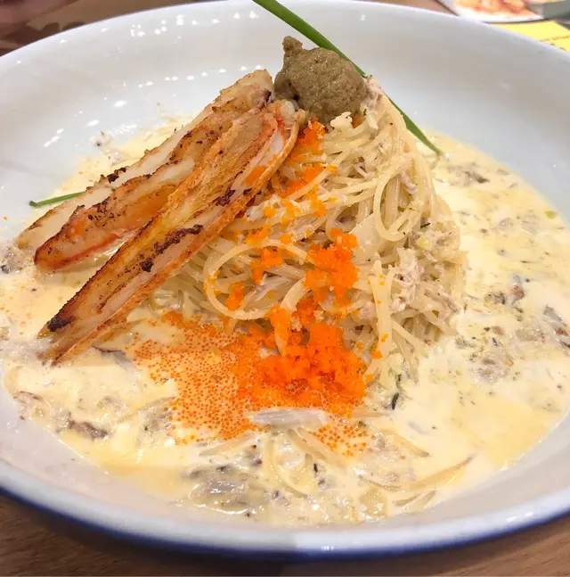 松葉蟹忌廉意粉