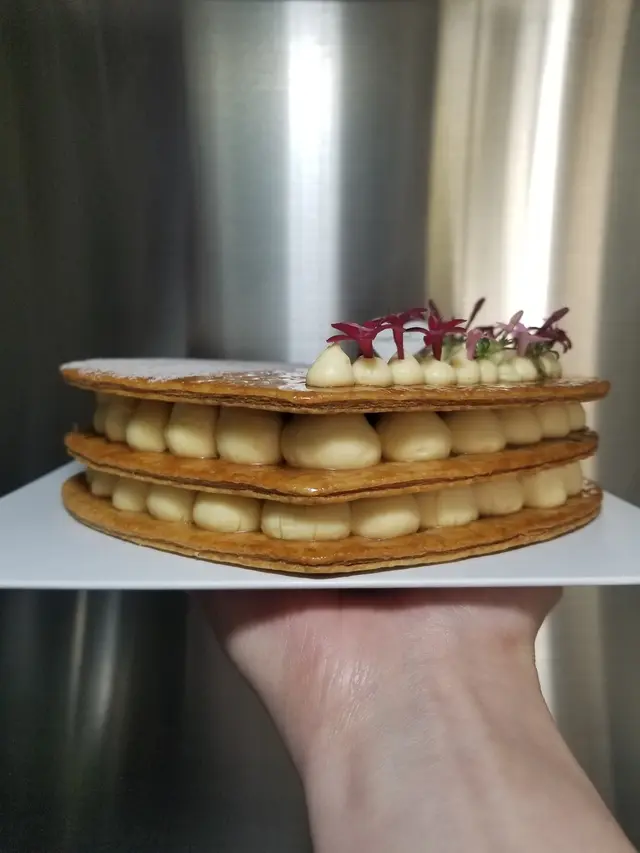 原味吉士海鹽焦糖拿破崙