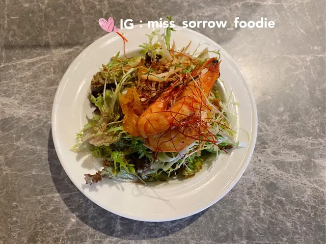 泰式大蝦柚子沙律