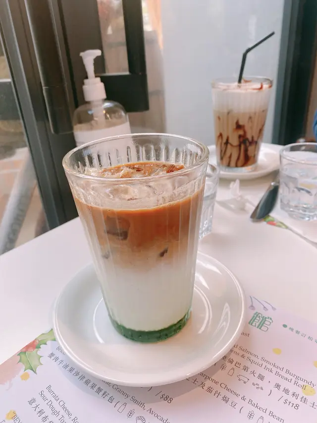 只飲到咖啡味道!完全飲唔到一絲抹茶既味道!😅但咖啡味道都唔錯