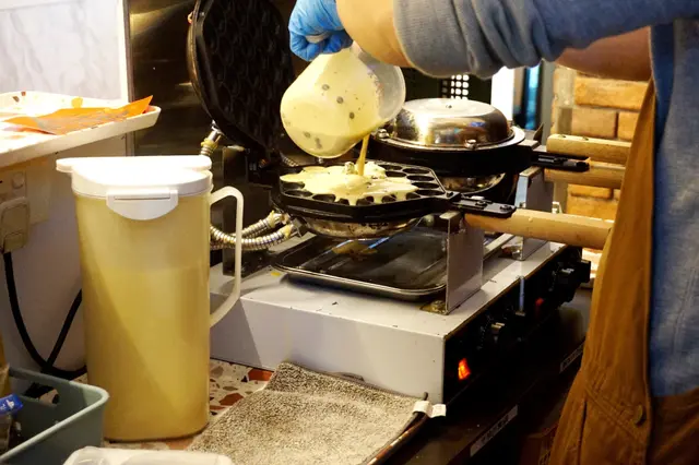 雞蛋仔製作過程