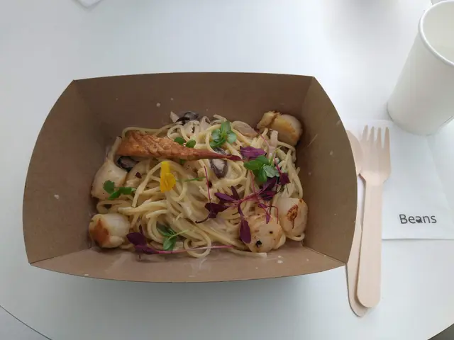 帆立貝白味噌意大利粉 配肉桂酥
