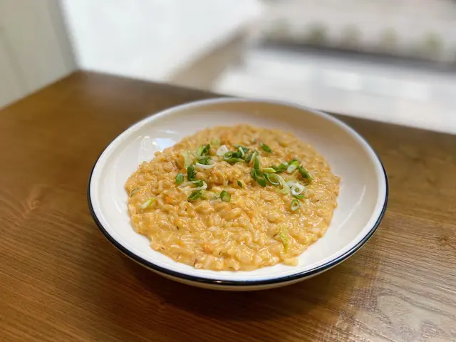 Crab meat and crab paste risotto