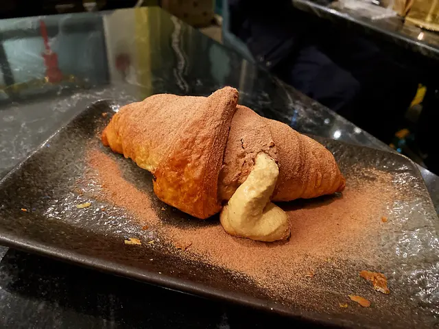 焦糖咖啡牛角包