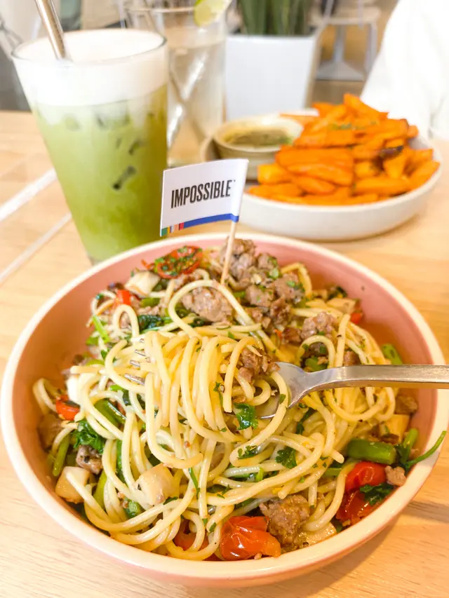 泰式香辣不可能肉碎意粉