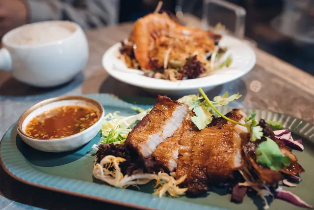 泰式燒西班牙黑毛豬頸肉